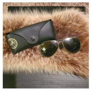 Ray-Ban Aviator Matte Olive Green RB 4180 882/82 3P Made in Italy Polarized